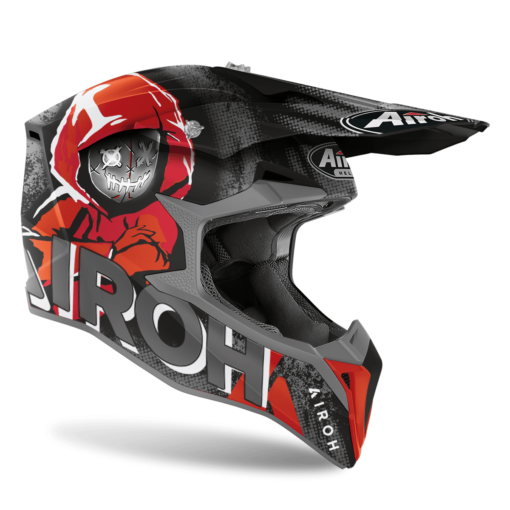 CASCA WRAAP ALIEN RED MATT: Marime - XL - mtmoto