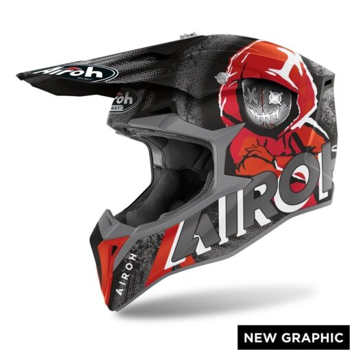 CASCA WRAAP ALIEN RED MATT: Marime - XL - mtmoto
