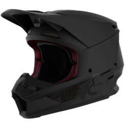 CASCA YTH V1 MATTE BLACK HELMET, ECE [MT BLK]
