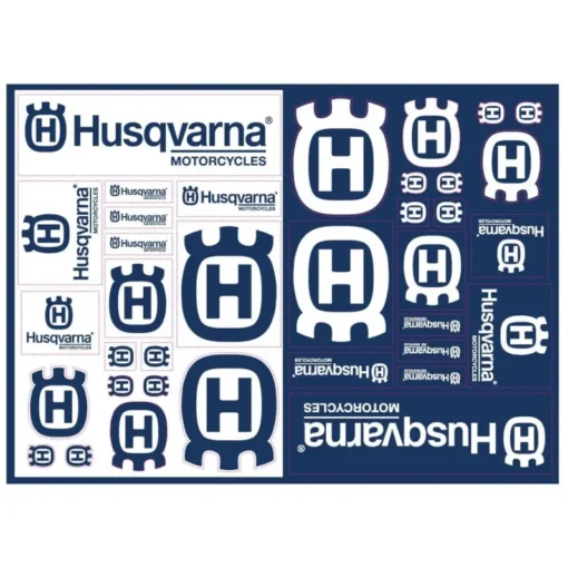 Sticker sheet Husqvarna