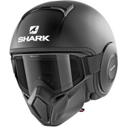 Cască deschisă Shark Street-DRAK blank culoare negru/mat