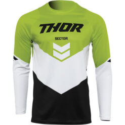 Tricou offroad Thor Sector Chev BK/GN