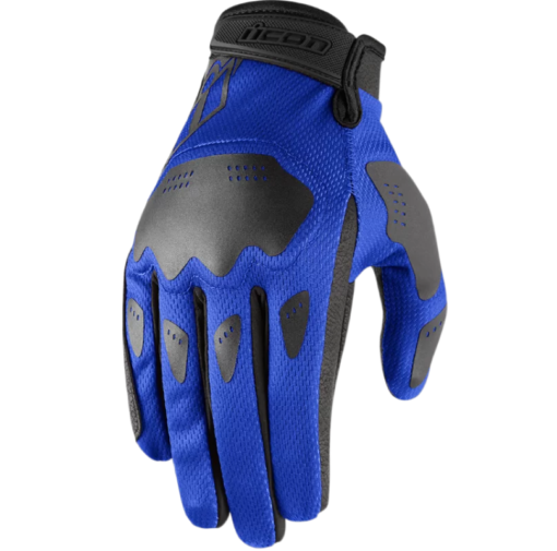 Manusi moto ICON Hooligan Blue