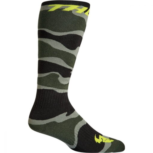 Thor Sosete Moto MX Camo/Green/Acid - mtmoto