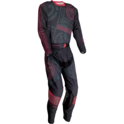 Bluză moto offroad JERSEY SAHARA BK/RD