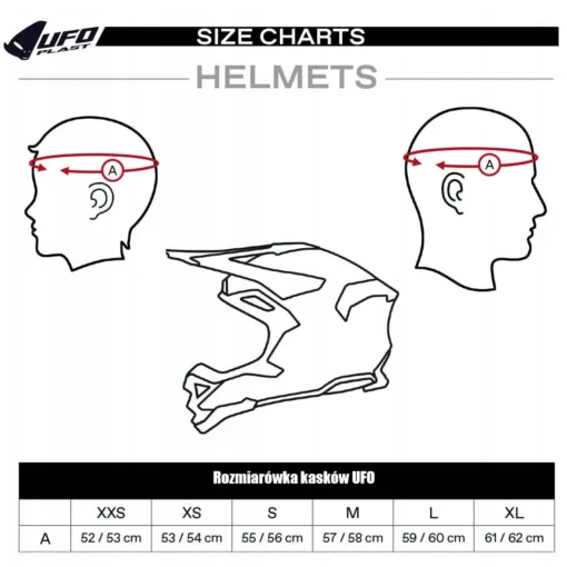 Casca motocross/enduro Ufo Intrepid, rosu/alb mat - mtmoto