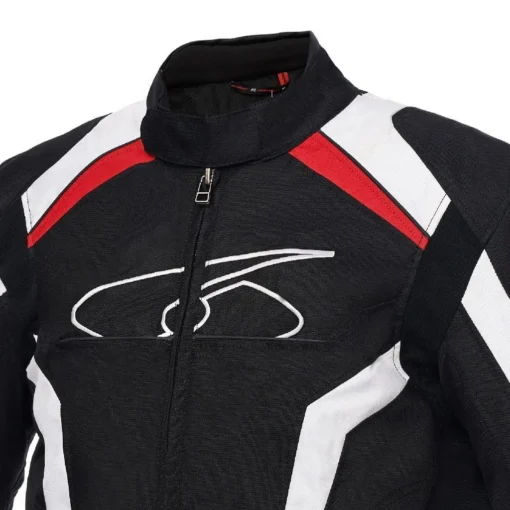 Geaca moto SPYKE CORSA GT-R, negru/ alb