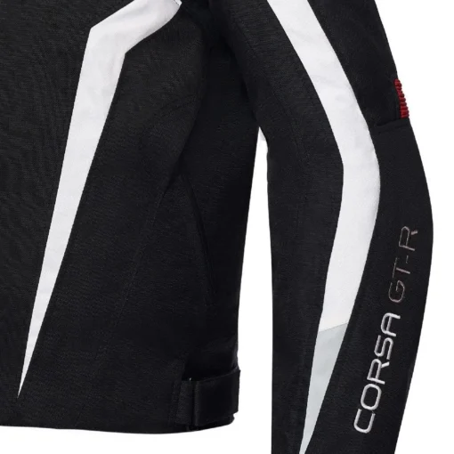 Geaca moto SPYKE CORSA GT-R, negru/ alb