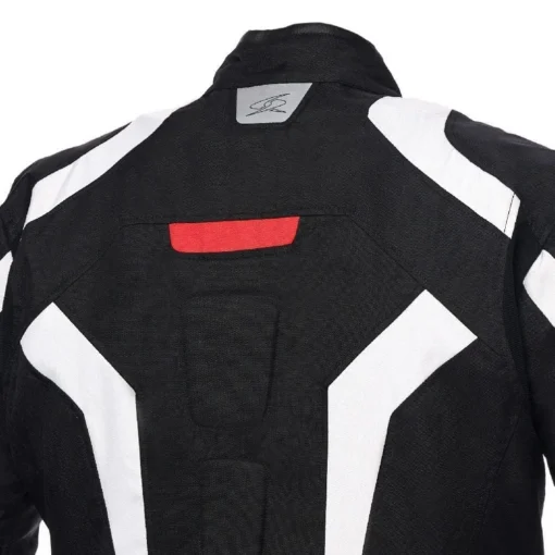 Geaca moto SPYKE CORSA GT-R, negru/ alb - mtmoto