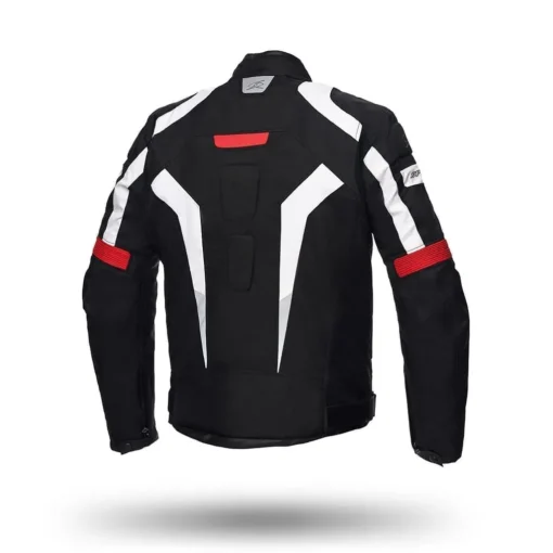 Geaca moto SPYKE CORSA GT-R, negru/ alb - mtmoto