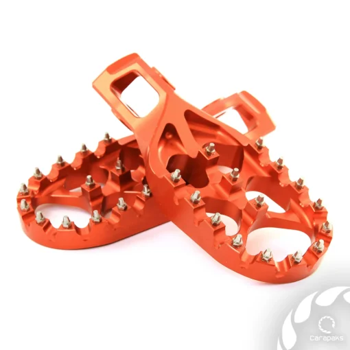 Scarite moto aluminiu KTM/Husqvarna 2024 Carapaks, portocaliu