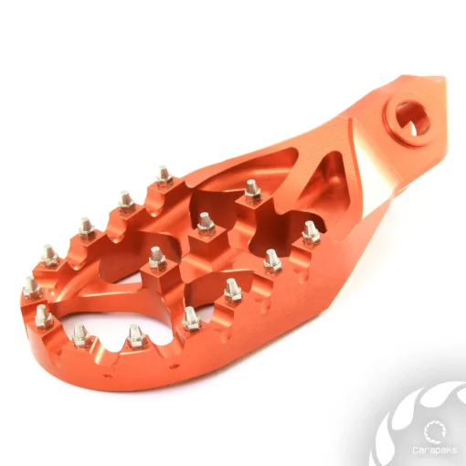 Scarite moto aluminiu KTM/Husqvarna 2024 Carapaks, portocaliu