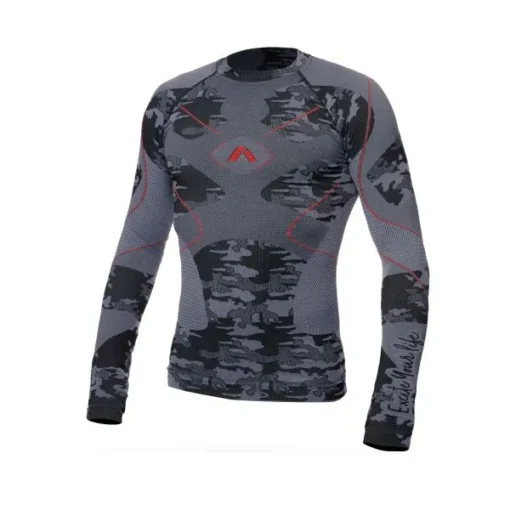 Bluza Termo ADRENALINE GLACIER negru/gri