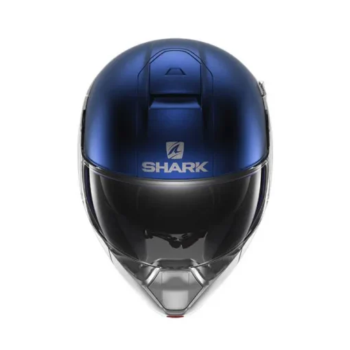 Casca rabatabila SHARK EVOJET DUAL mat/albastru/gri - mtmoto