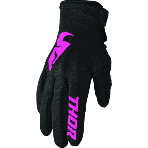 Manusi offroad Thor Sector, femei, negru – roz