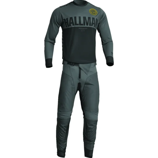 Bluza moto Off Road Thor Differ Slice Jersey, negru - gri - mtmoto