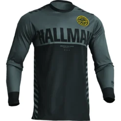 Bluza moto Off Road Thor Differ Slice Jersey, negru -gri
