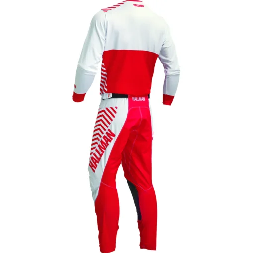 Bluza moto Off Road Thor Differ Slice Jersey, rosu -alb
