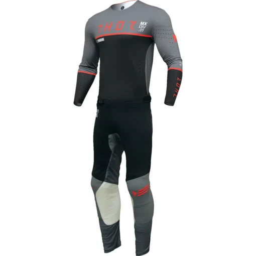 Bluza moto Off Road Thor Prime Ace Jersey, negru - gri - mtmoto