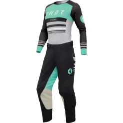 Bluza moto Off Road Thor Prime Blaze Jersey, femei, negru -verde