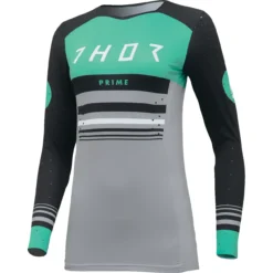 Bluza moto Off Road Thor Prime Blaze Jersey, femei, negru -verde
