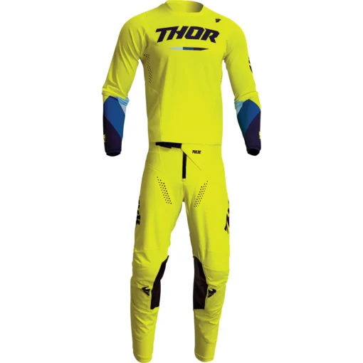 Bluza moto Off Road Thor Pulse Tactic Jersey, copii, galben acid - mtmoto
