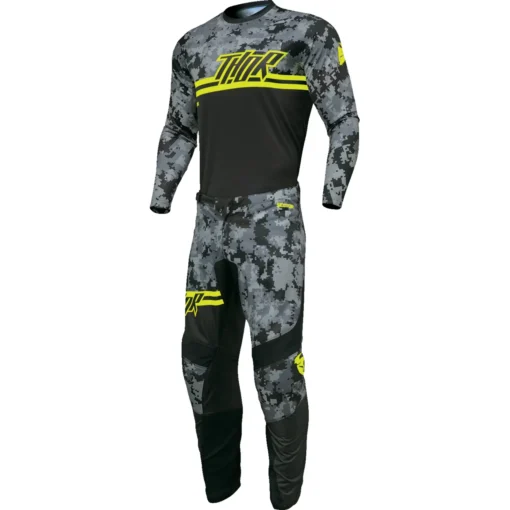 Bluza moto Off Road Thor Sector DIGI Jersey, copii, negru - gri - mtmoto