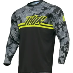 Bluza moto Off Road Thor Sector DIGI Jersey negru -camuflaj