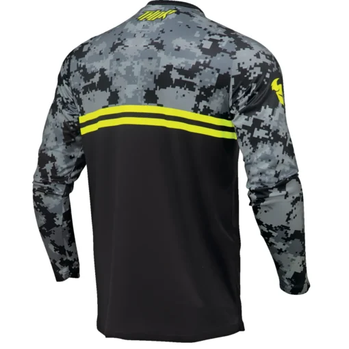 Bluza moto Off Road Thor Sector DIGI Jersey negru - camuflaj - mtmoto