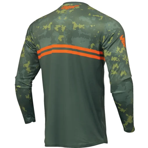 Bluza moto Off Road Thor Sector DIGI Jersey verde - camuflaj - mtmoto