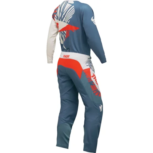 Bluza moto Off Road Thor Sector Split Jersey, femei, albastru -alb