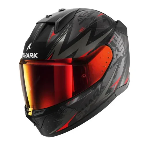 Casca SHARK D-SKWAL 3 BLAST-R MAT negru - rosu - mat - gri