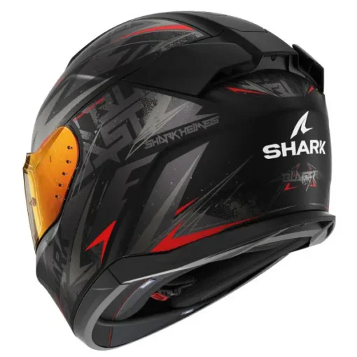 Casca SHARK D-SKWAL 3 BLAST-R MAT negru - rosu - mat - gri - mtmoto