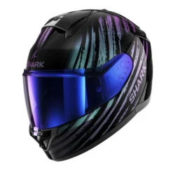 Casca SHARK RIDILL 2 ASSYA lucioasa - negru - violet