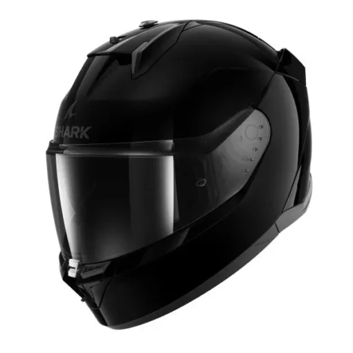 Casca moto SHARK D-SKWAL 3 BLANK negru lucios