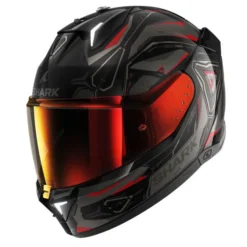 Casca moto SHARK SKWAL i3 LINIK lucioasa - negru - rosu - gri