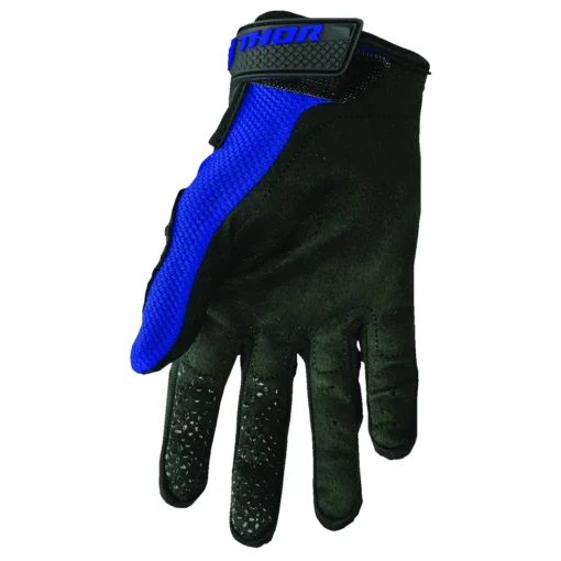 Manusi offroad Thor Sector, copii, albastru – alb