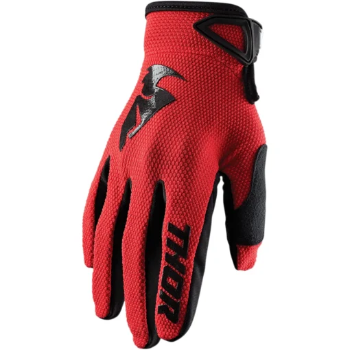 Manusi offroad Thor Sector, copii, negru – rosu