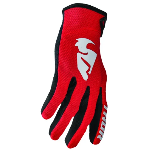 Manusi offroad Thor Sector, copii, rosu – alb