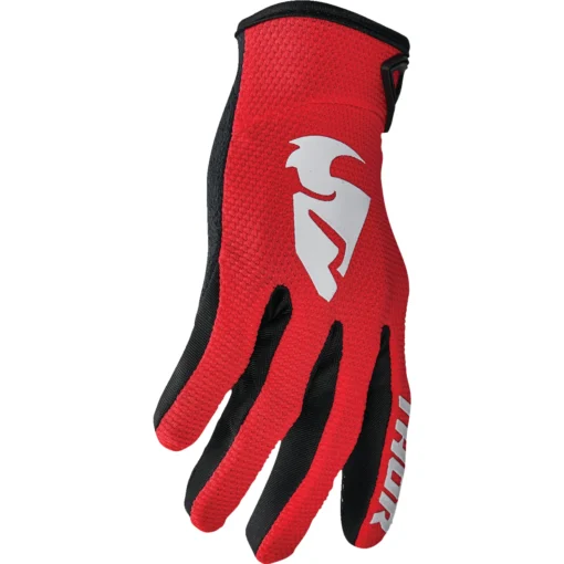 Manusi offroad Thor Sector, rosu – alb - mtmoto