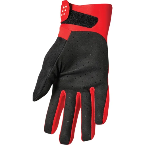 Manusi offroad Thor Spectrum Cold Weather, rosu - alb