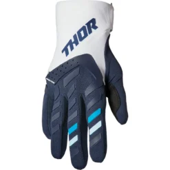 Manusi offroad Thor Spectrum, femei, albastru – alb