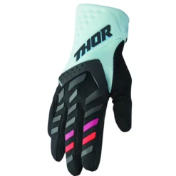 Manusi offroad Thor Spectrum, femei, albastru – negru