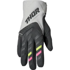 Manusi offroad Thor Spectrum, femei, gri – gri carbune
