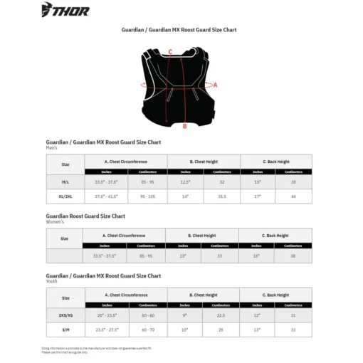 Protectie Corp Guardian MX Roost Deflector THOR, copii, albastru - verde