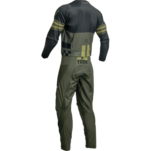 Bluza moto Off Road Thor Pulse Combat Jersey, copii, verde army - mtmoto