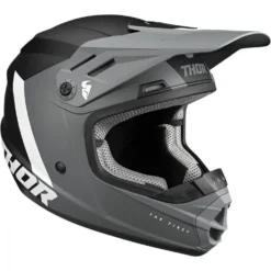 Casca offroad Thor Sector Chev copii gri - negru