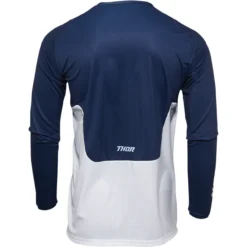Tricou offroad Thor PLS REACT albastru - alb
