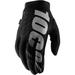 Manusi moto 100% BRISKER negru - gri