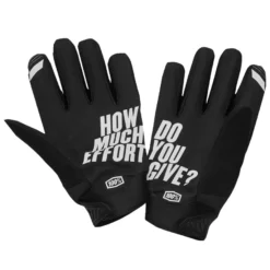 Manusi moto 100% BRISKER negru - gri